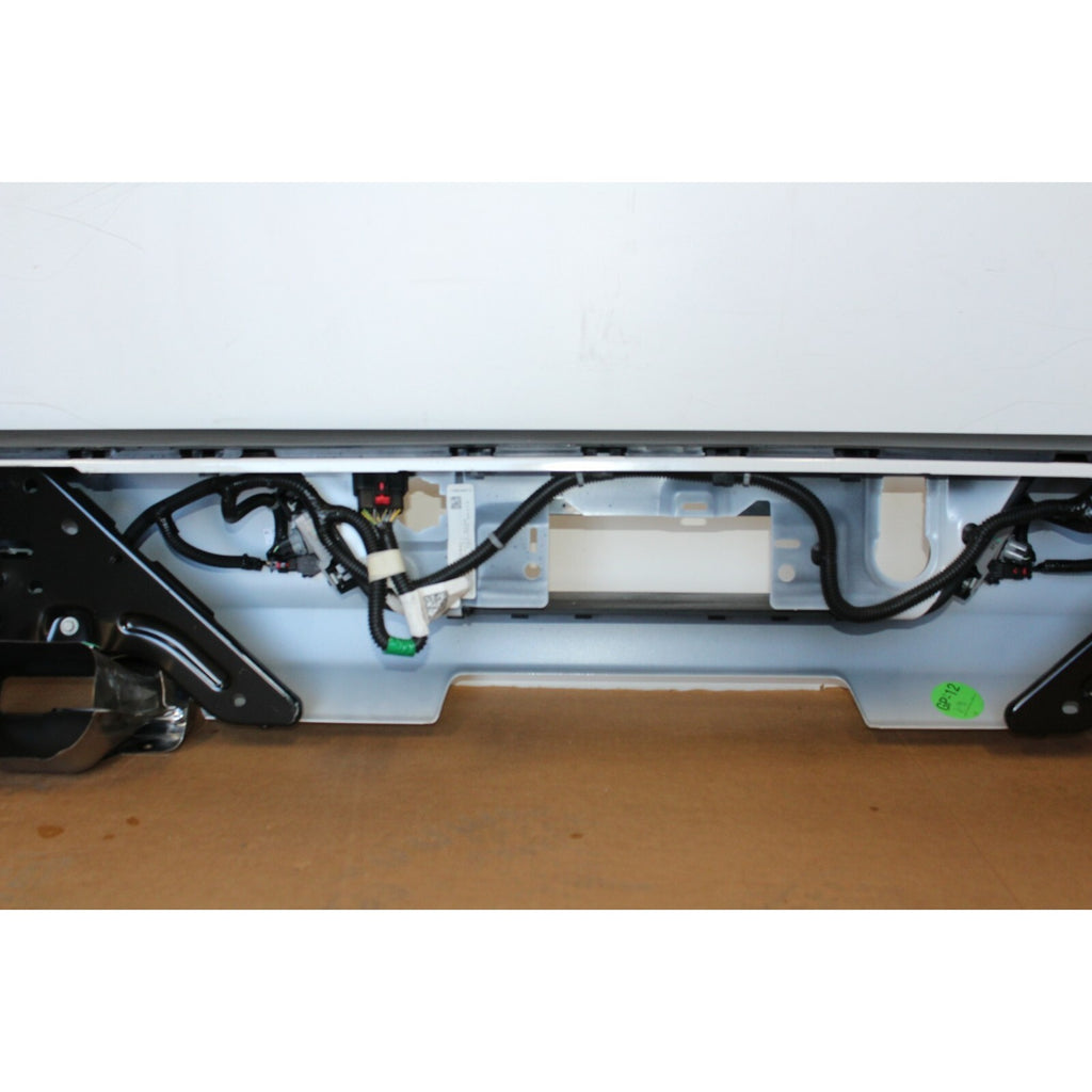 2019-2026 GMC Sierra Chevy Silverado 1500 Rear Bumper W/SENS OEM Summit White