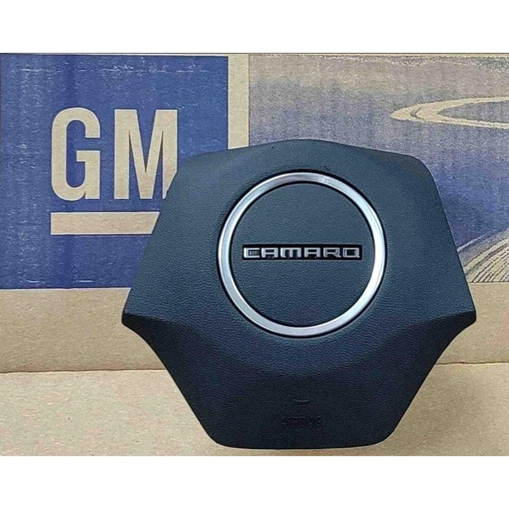 2016-2024 Chevrolet CAMARO DRIVER WHEEL AIRBAG BLACK OEM AIR BAG