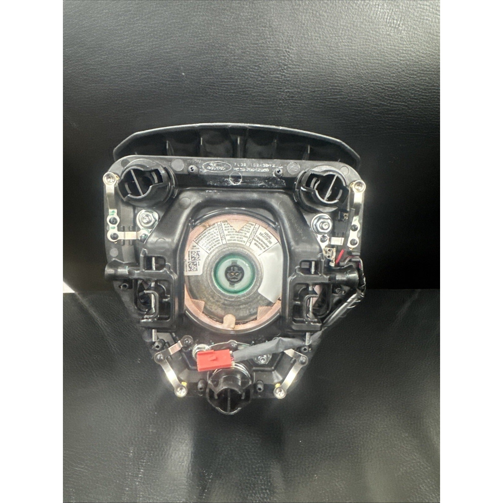 2017-2024 Ford F-250 F-350 Driver Wheel Airbag BLACK W/1PLUG HC3B-25042B85-AE
