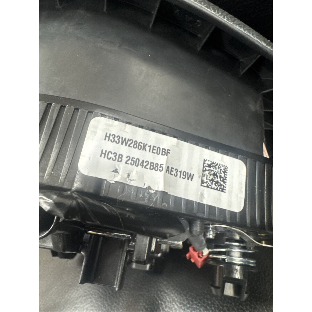 2017-2024 Ford F-250 F-350 Driver Wheel Airbag BLACK W/1PLUG HC3B-25042B85-AE