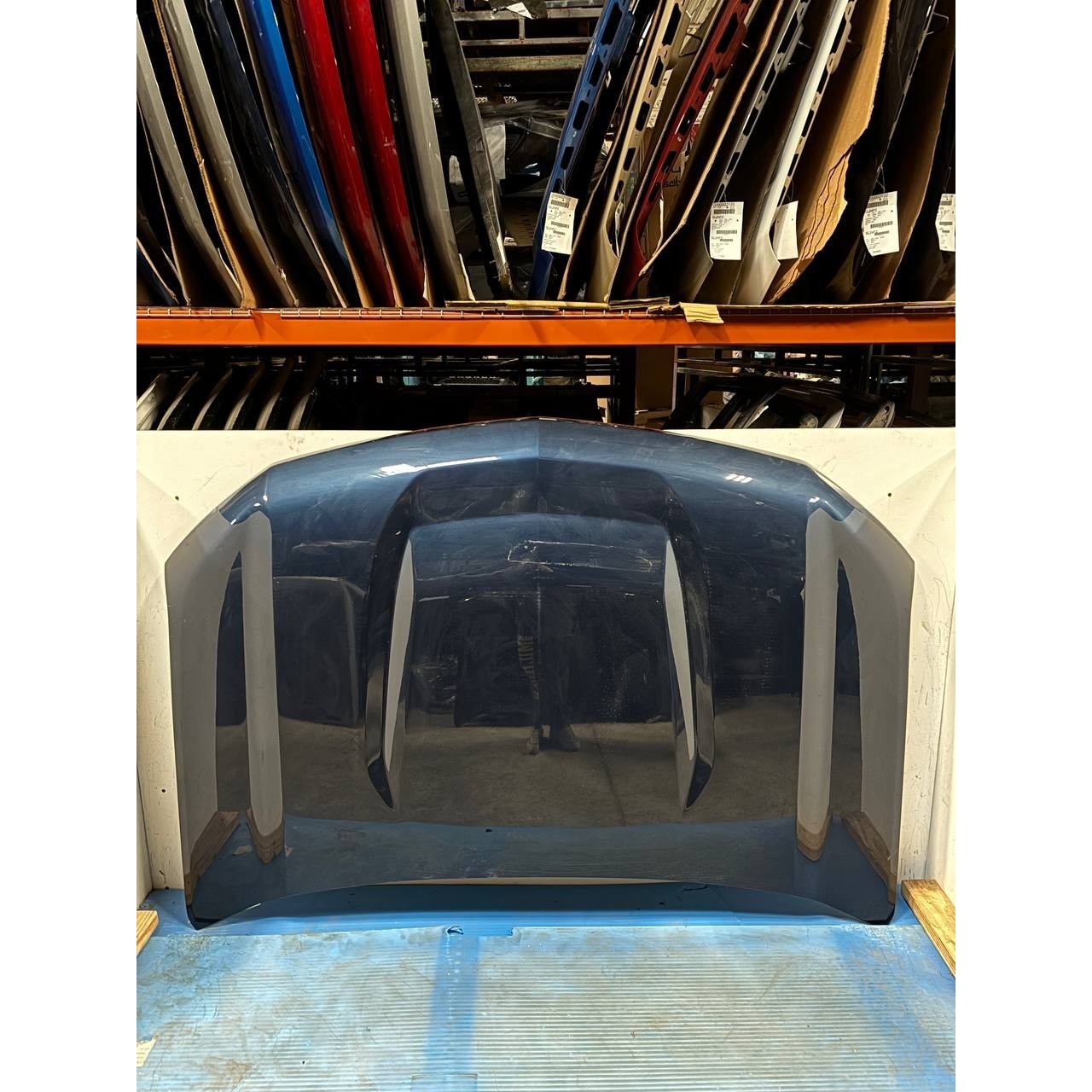2019-2026 Chevy Silverado 1500 Hood 619D Northsky Blue 84610675 OEM #2254
