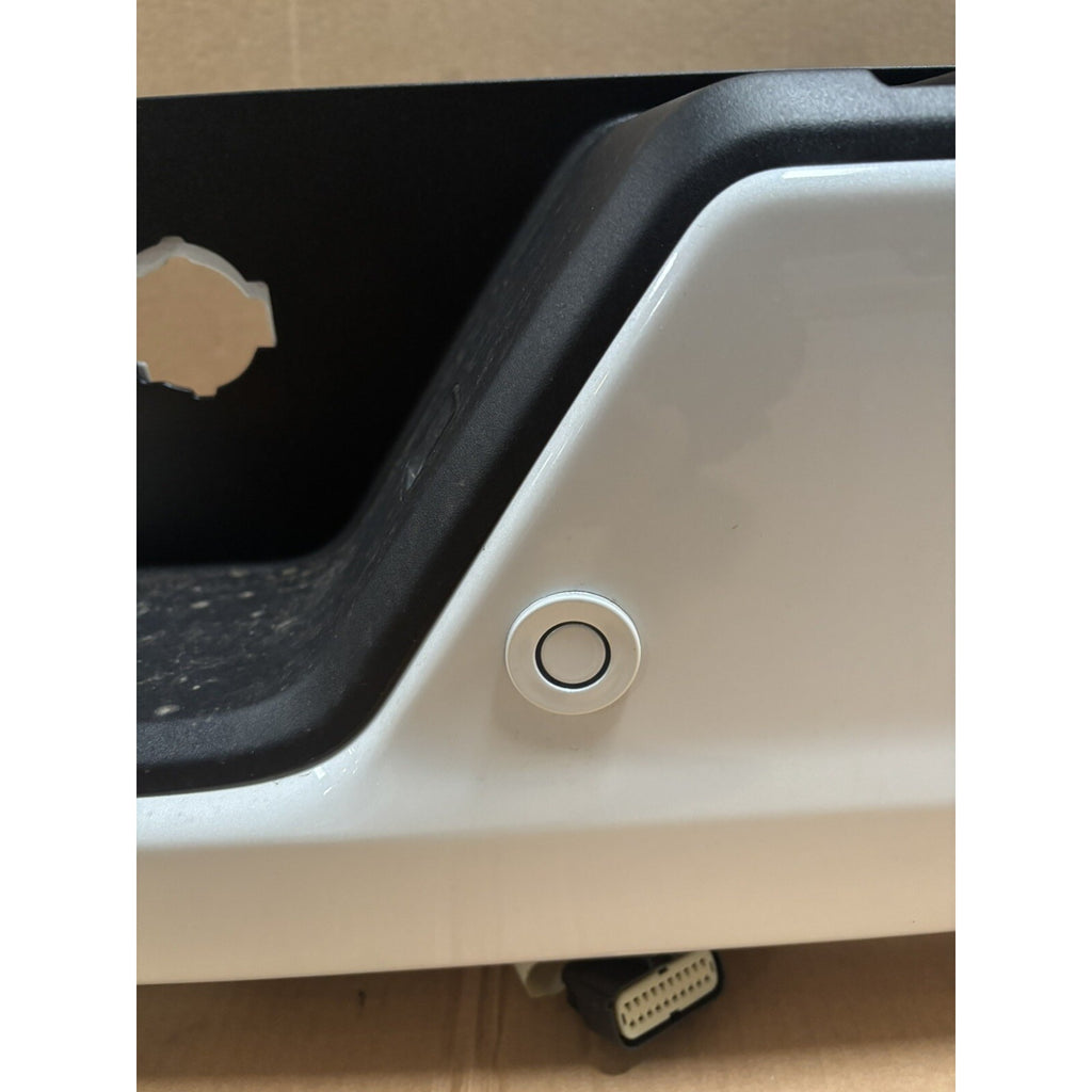 2020-2025 GMC Sierra 2500HD 3500HD Rear Bumper W/Sensors OEM ABALONE WHITE