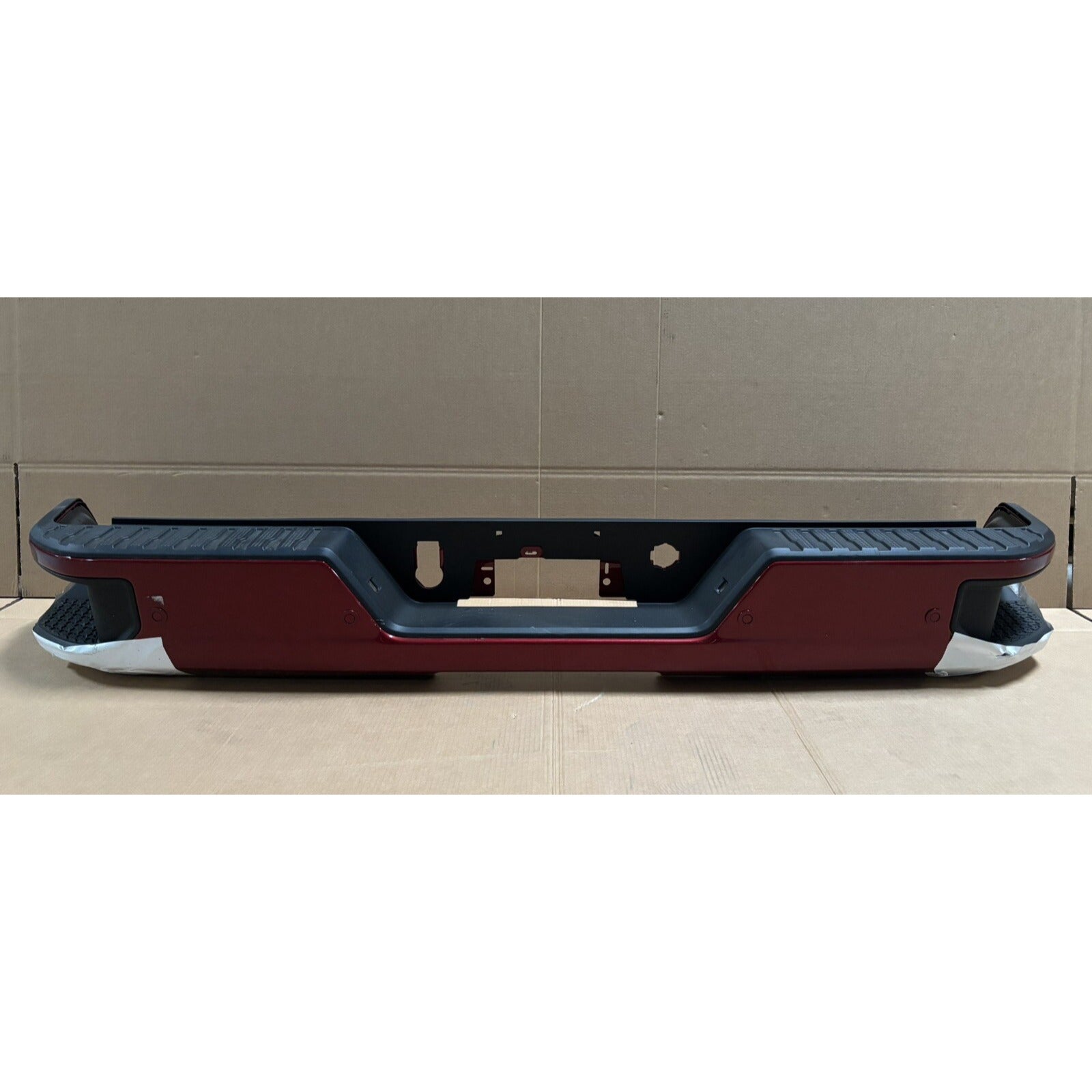 2019-2024 GMC Sierra 1500 Rear Bumper W/Sensors SINGLE EXHAUST OEM CHERRY RED