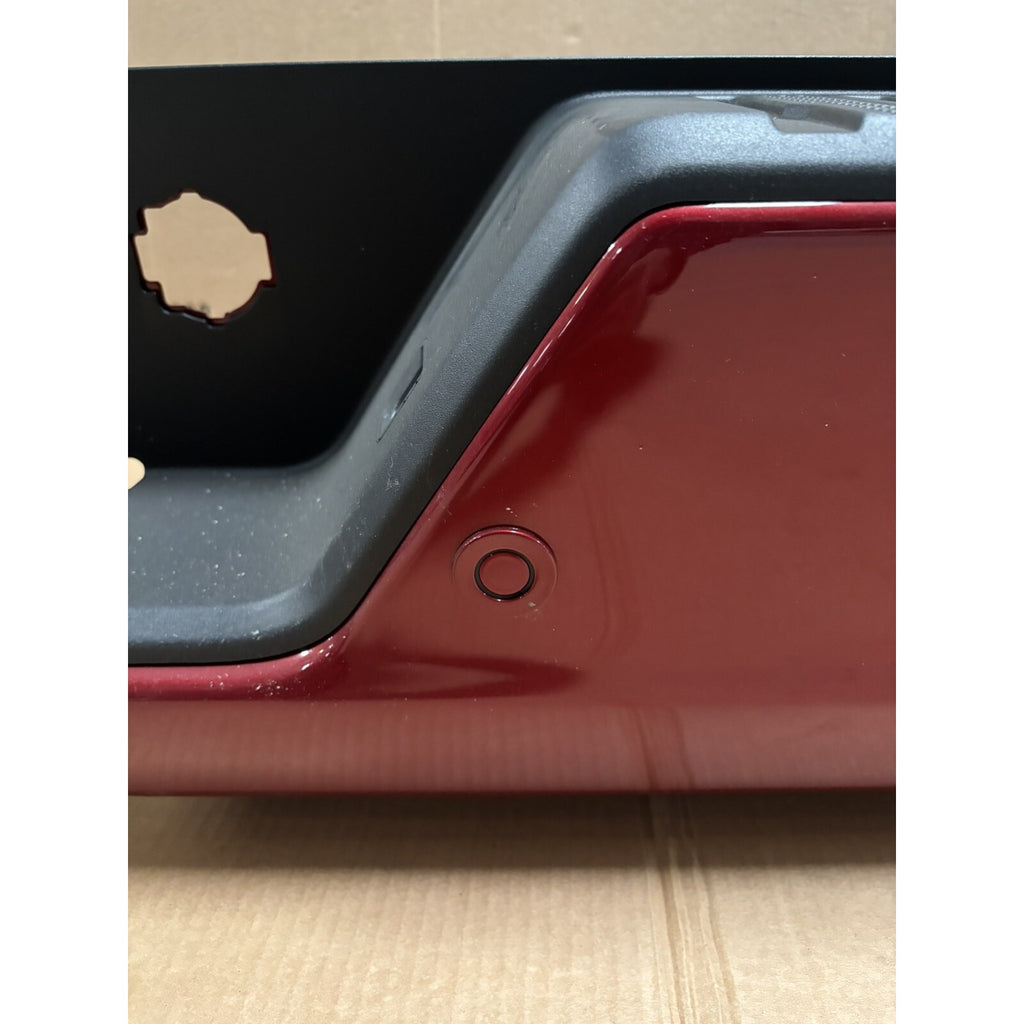 2019-2024 GMC Sierra 1500 Rear Bumper W/Sensors SINGLE EXHAUST OEM CHERRY RED