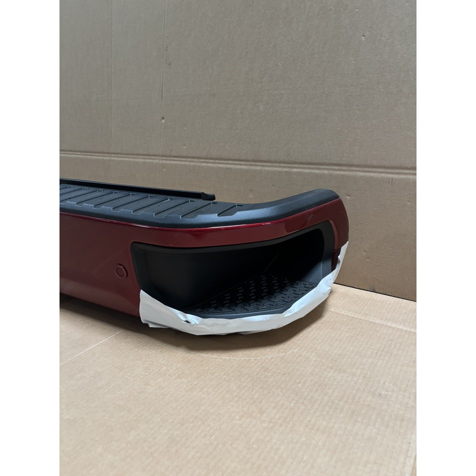 2019-2024 GMC Sierra 1500 Rear Bumper W/Sensors SINGLE EXHAUST OEM CHERRY RED