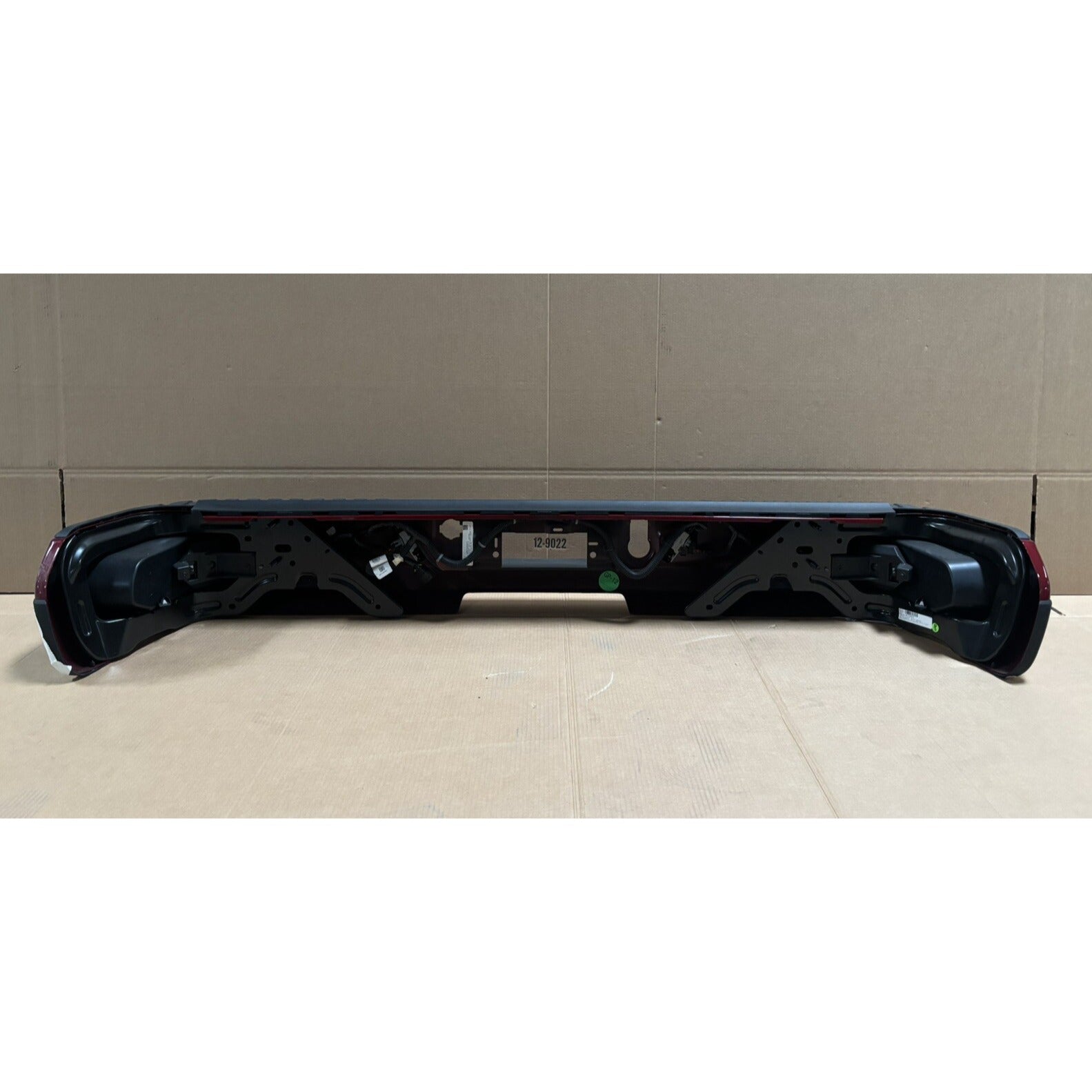 2019-2024 GMC Sierra 1500 Rear Bumper W/Sensors SINGLE EXHAUST OEM CHERRY RED